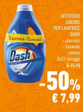 Conad Detersivo liquido per lavatrice dash offerta