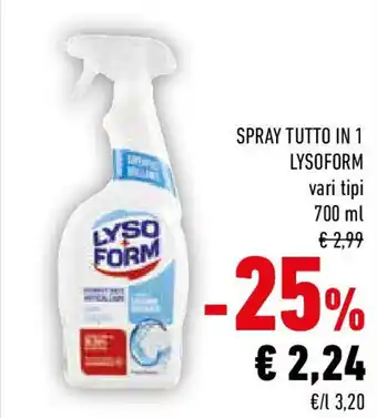 Conad Spray tutto in 1 lysoform offerta