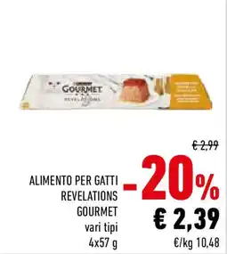 Conad Alimento per gatti revelations gourmet offerta