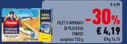 Conad Filetti impanati di platessa findus offerta