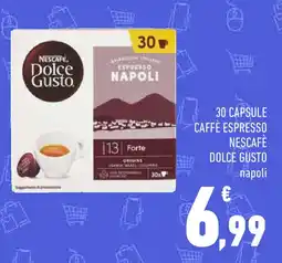 Conad 30 capsule caffè espresso nescafè dolce gusto napoli offerta