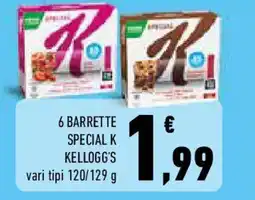 Conad 6 barrette special k kellogg's offerta