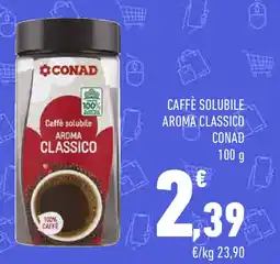 Conad Caffè solubile aroma classico conad offerta