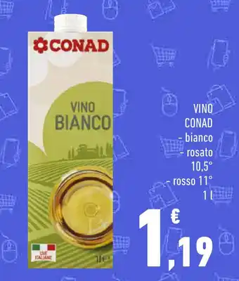 Conad Vino bianco offerta