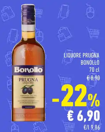 Conad Liquore prugna bonollo offerta