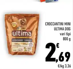 Conad Croccantini mini ultima dog offerta