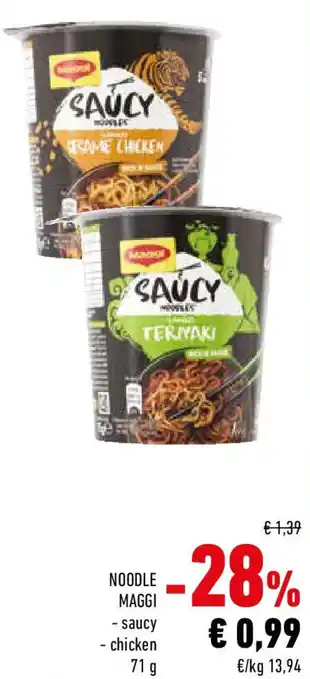 Conad Noodle maggi offerta