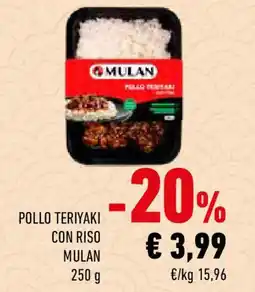 Conad Pollo teriyaki con riso mulan offerta