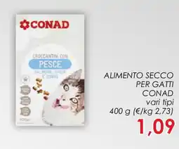 Conad Alimento secco per gatti conad offerta