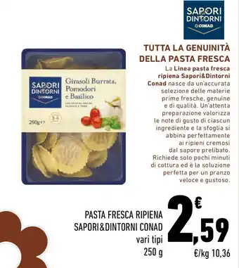 Conad Pasta fresca ripiena sapori&dintorni conad offerta