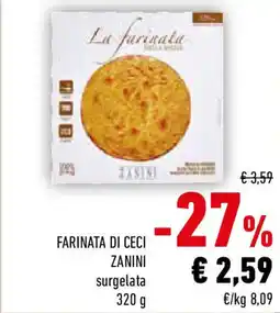 Conad Farinata di ceci zanini surgelata offerta