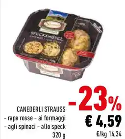 Conad Canederli strauss offerta