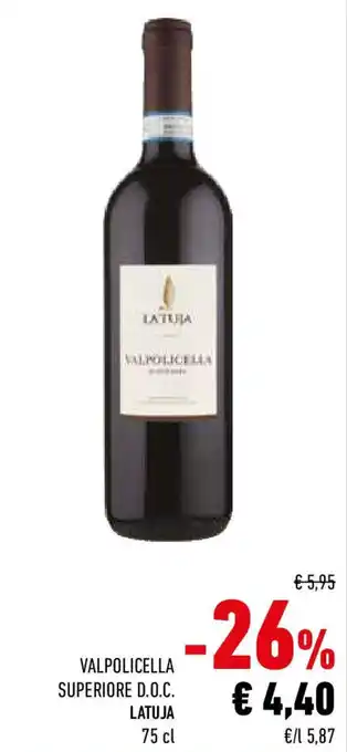 Conad Valpolicella superiore d.o.c. latuja offerta