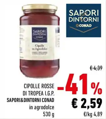 Conad Cipolle rosse di tropea i.g.p. conad offerta