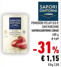 Conad Pomodori pelati d.o.p. san marzano sapori&dintorni conad offerta