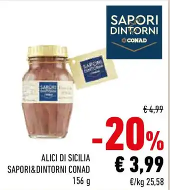 Conad Alici di sicilia sapori&dintorni conad offerta