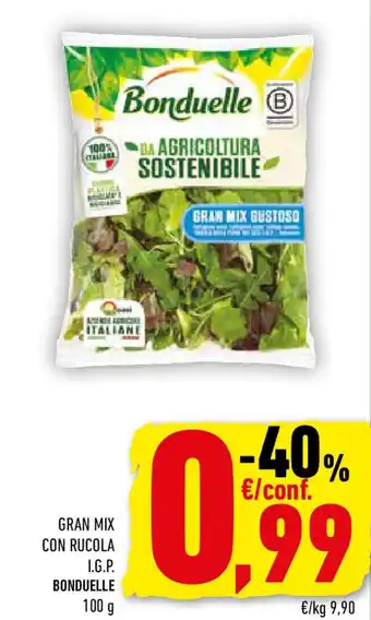 Conad Gran mix con rucola i.g.p. bonduelle offerta