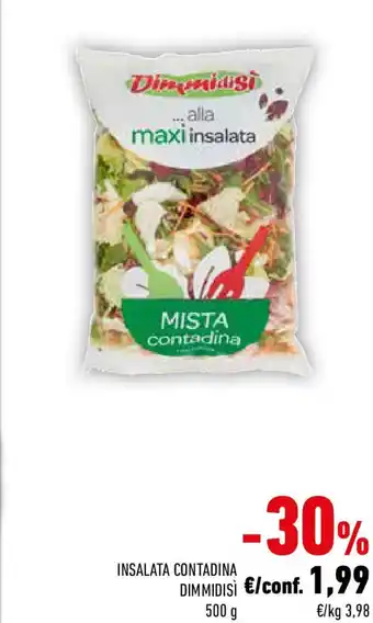 Conad Insalata contadina dimmidisì offerta