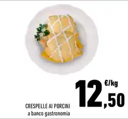 Conad Crespelle ai porcini a banco gastronomia offerta