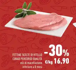 Conad Fettine scelte di vitello conad percorso qualità offerta