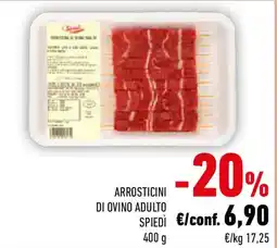 Conad Arrosticini di ovino adulto spiedi offerta