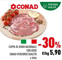 Conad Coppa di suino nazionale con osso conad percorso qualità offerta