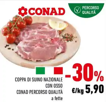 Conad Coppa di suino nazionale con osso conad percorso qualità offerta