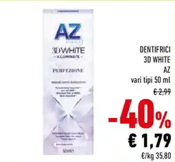 Conad Dentifrici 3d white az offerta