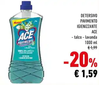 Conad Detersivo pavimento igienizzante ace offerta