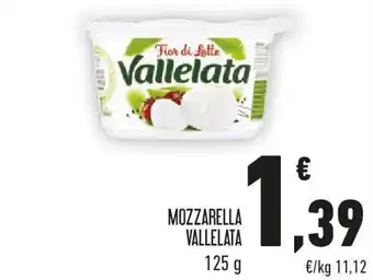 Conad Mozzarella vallelata offerta