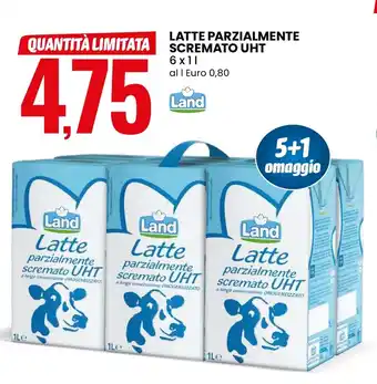 Eurospin Latte parzialmente scremato uht offerta