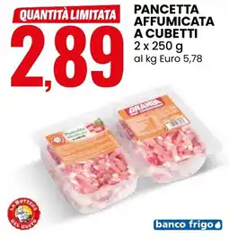 Eurospin Pancetta affumicata a cubetti offerta