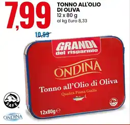 Eurospin Tonno all'olio offerta