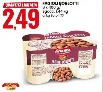 Eurospin Fagioli borlotti offerta