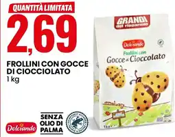 Eurospin Frollini con gocce di ciocciolato offerta