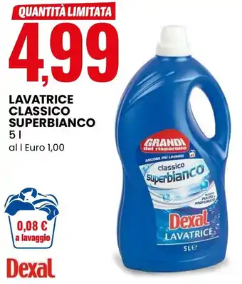 Eurospin Lavatrice classico superbianco offerta