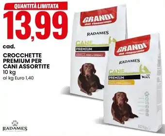 Eurospin Crocchette premium per cani assortite offerta