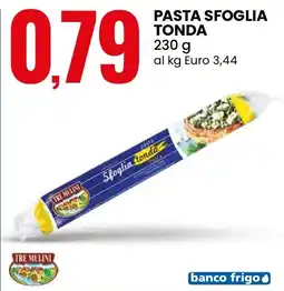 Eurospin Pasta sfoglia tonda offerta