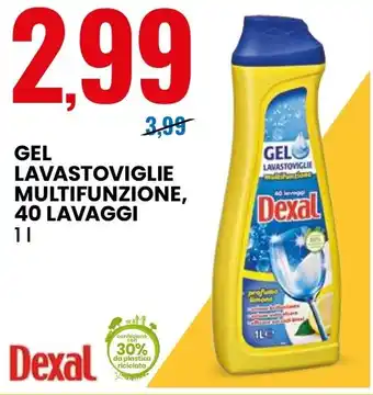 Eurospin Gel lavastoviglie multifunzione, 40 lavaggi offerta