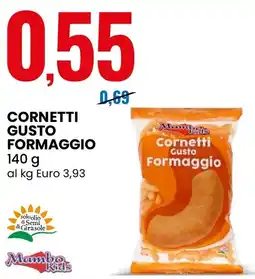 Eurospin Cornetti gusto formaggio offerta