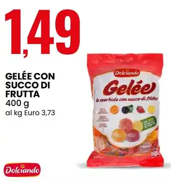 Eurospin Gelée con succo di frutta offerta