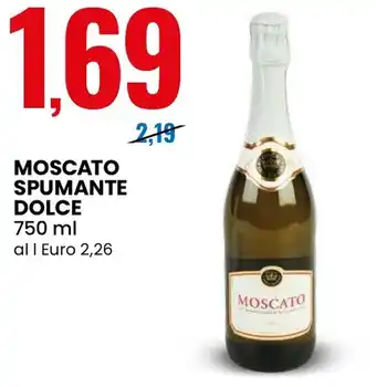 Eurospin Moscato spumante dolce offerta