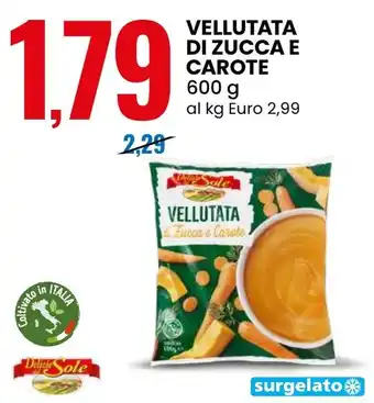 Eurospin Vellutata di zucca e carote offerta