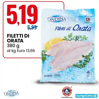 Eurospin Filetti di orata offerta