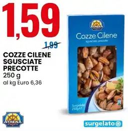 Eurospin Cozze cilene sgusciate precotte offerta