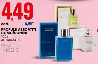 Eurospin Profumi assortiti uomo/donna offerta