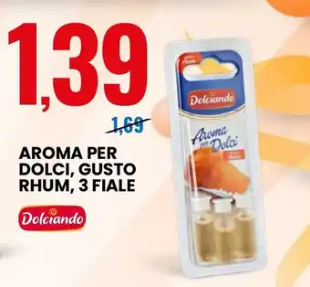 Eurospin Aroma per dolci, gusto rhum, 3 fiale offerta