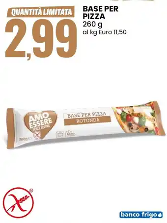 Eurospin Base per pizza offerta