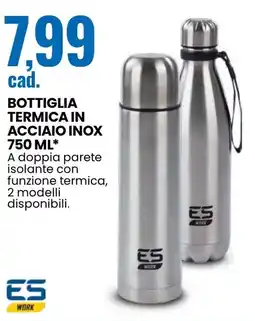 Eurospin Bottiglia termica in acciaio inox offerta