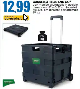 Eurospin Carrello pack and go* offerta